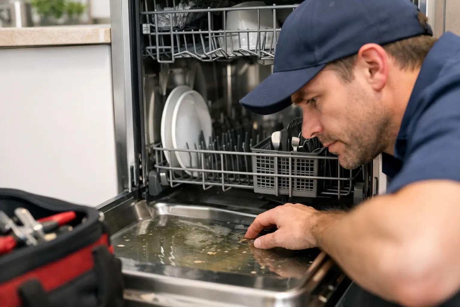 Why Is Dishwasher Not Draining Properly?